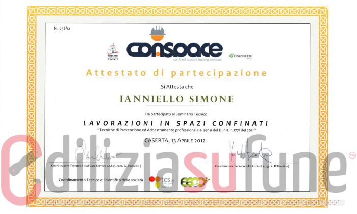 Formazione lavorazioni in spazi confinati